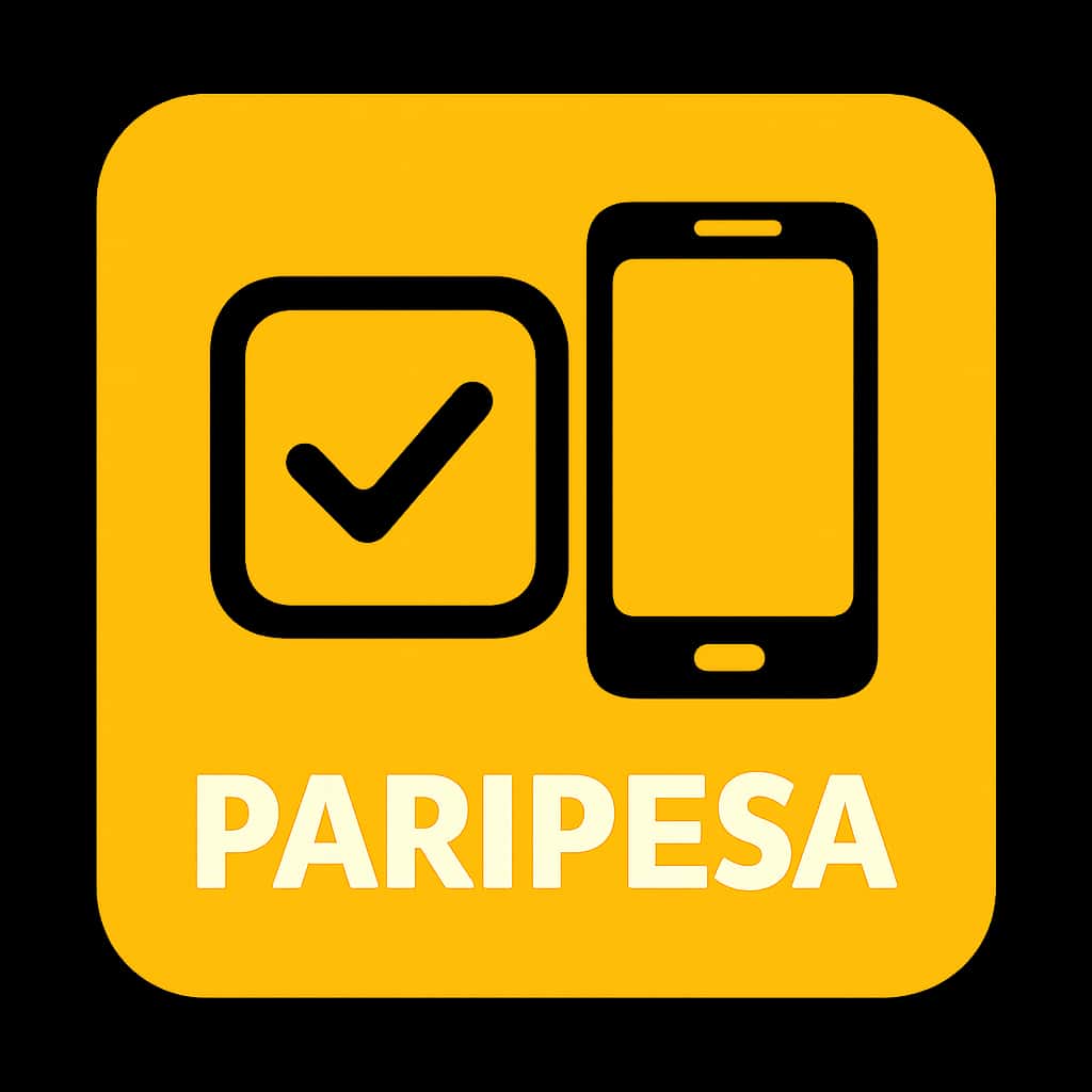 Icon representing app compatibility check for Paripesa.