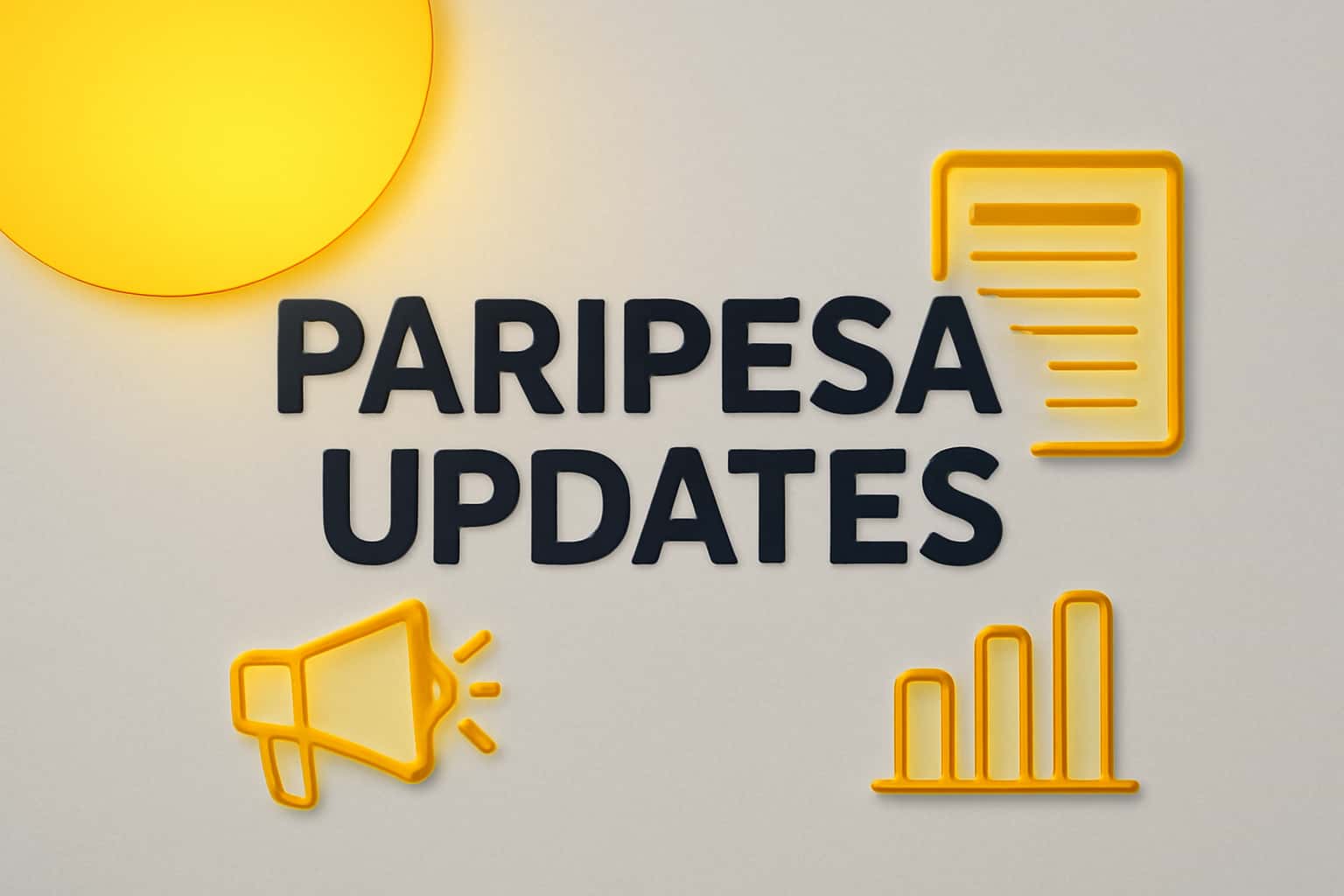 Informational scene about Paripesa Updates.