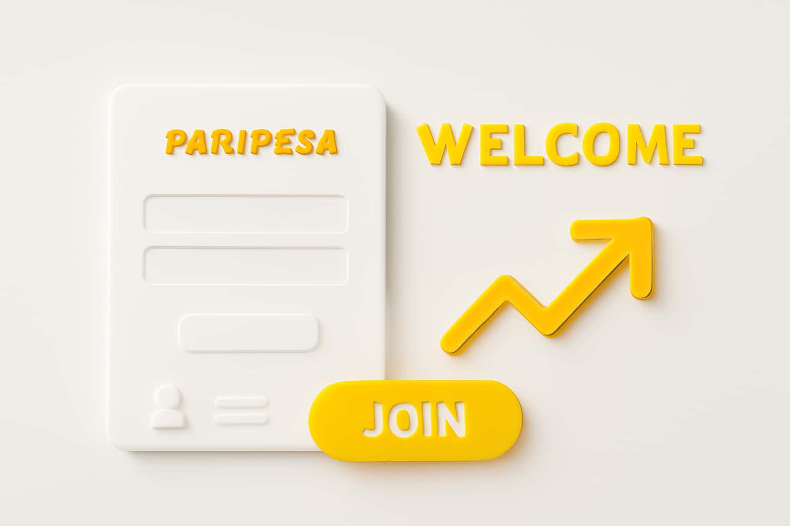 Paripesa Sign Up Portal Interface