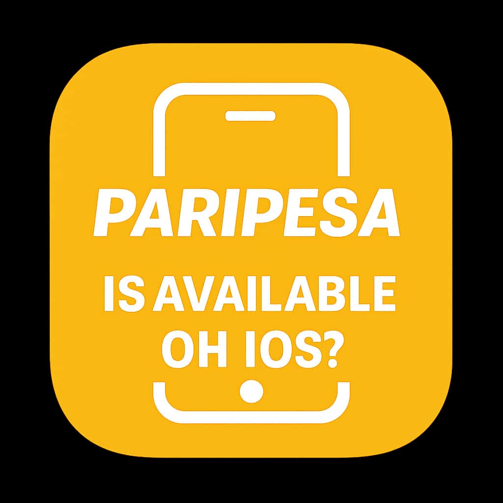 Icon illustrating Paripesa availability on iOS.