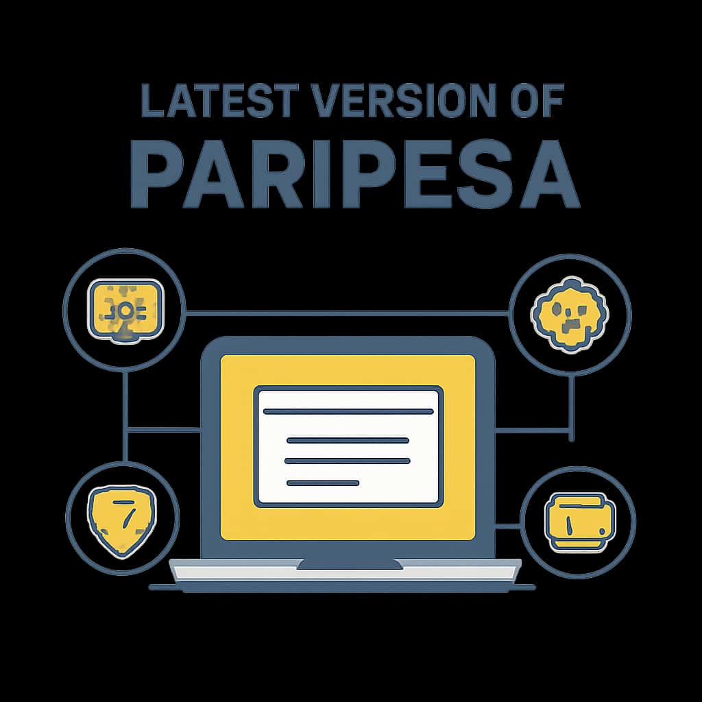 Illustration detailing the installation process for the Latest Version of Paripesa.