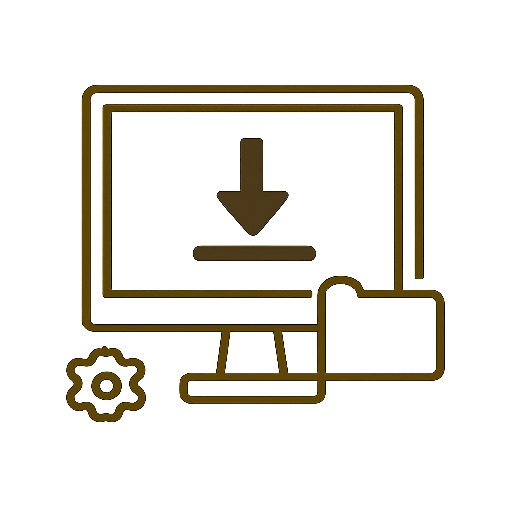 An educational diagram detailing steps for secure app installation.