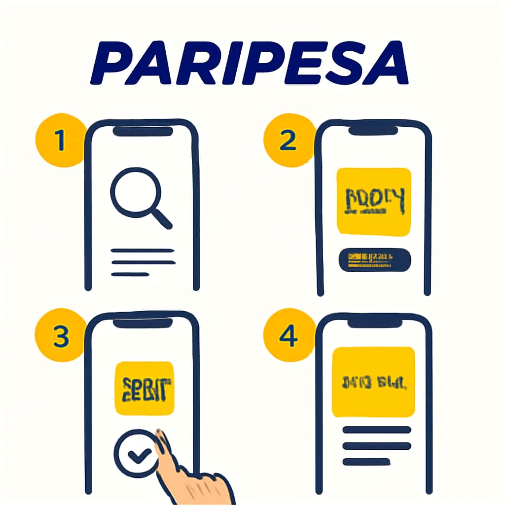 Diagram of the installation process for Paripesa.