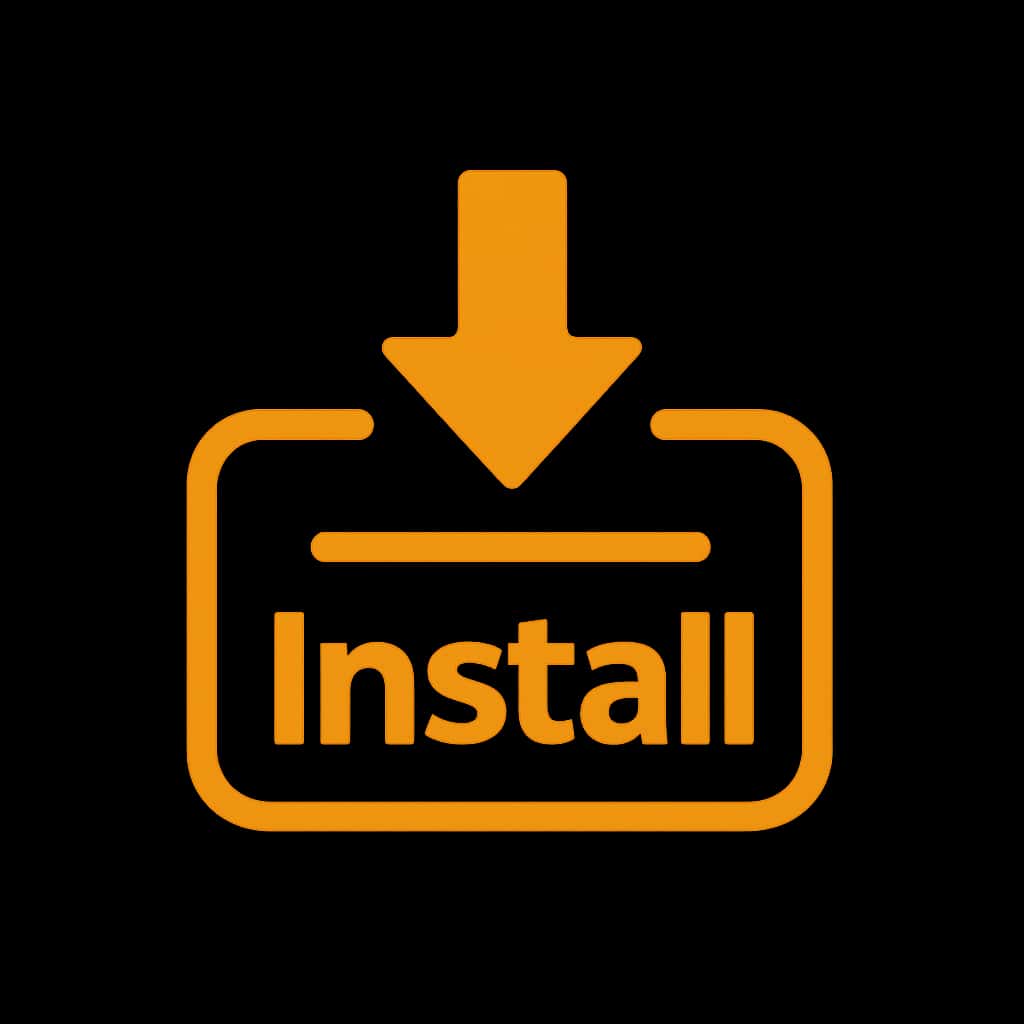 A badge representing instructions for installing Paripesa.