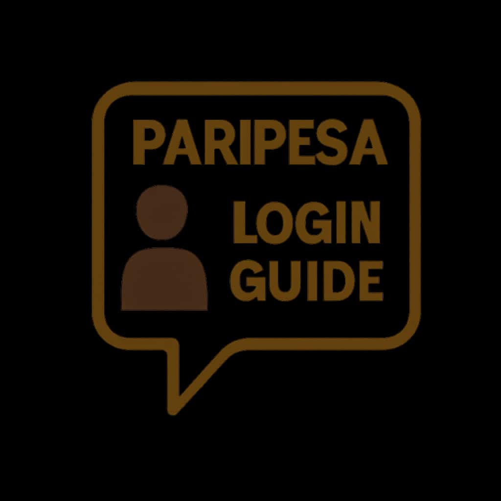 Icon representing the Paripesa Login Guide, designed to look professional and informative.