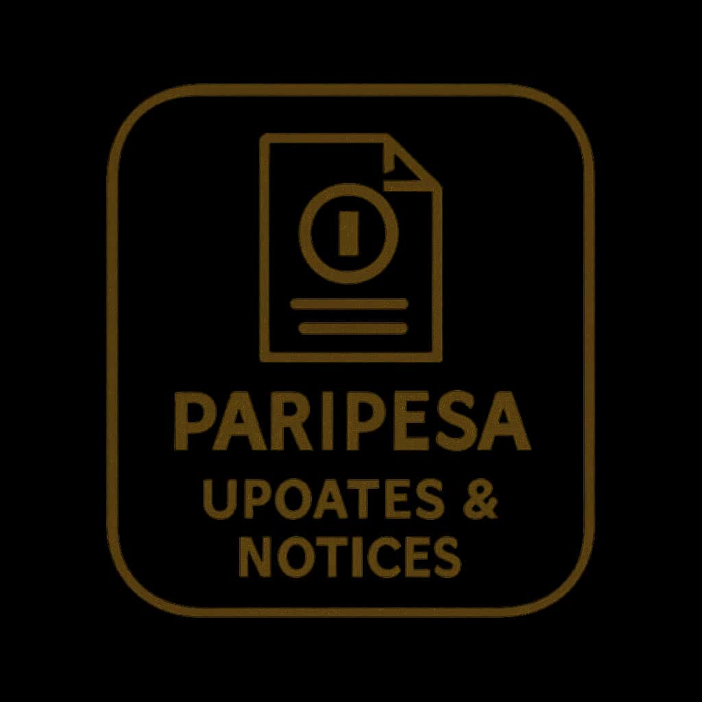 Icon representing Paripesa Updates & Notices.