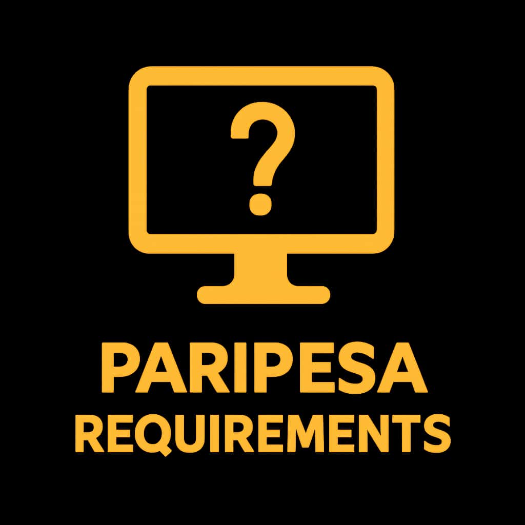 Icon depicting Paripesa requirements guide.