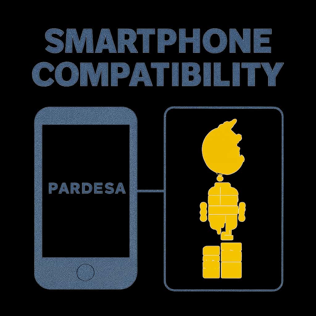 Illustration explaining Smartphone Compatibility for Paripesa.
