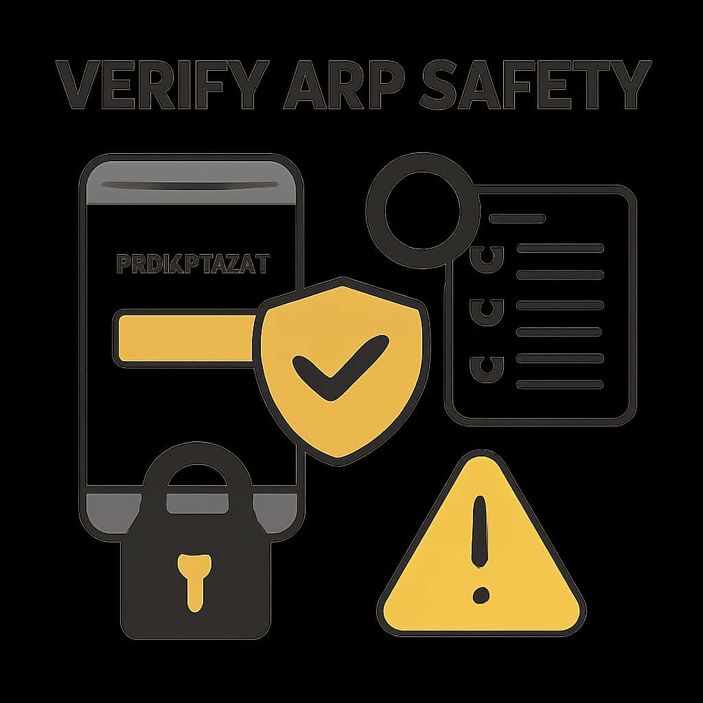 Illustration on verifying Paripesa App Safety.